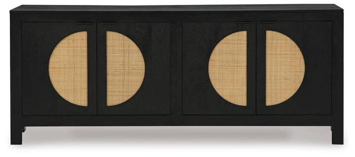 Cliffiings Accent Cabinet - Black (4)