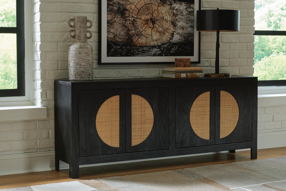 Cliffiings Accent Cabinet - Black (2)