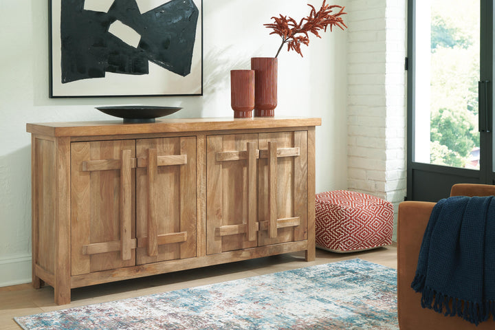 Dresor Accent Cabinet - Light Brown (2)