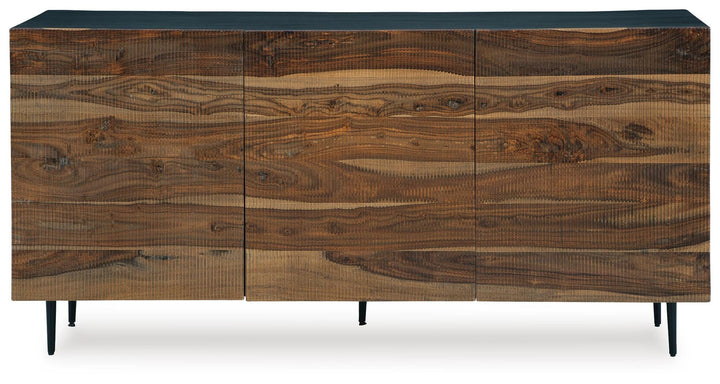 Darrey Accent Cabinet - Dark Brown (4)
