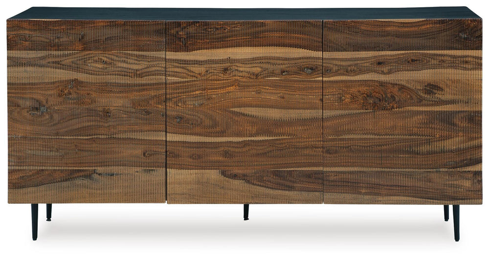Darrey Accent Cabinet - Dark Brown (4)