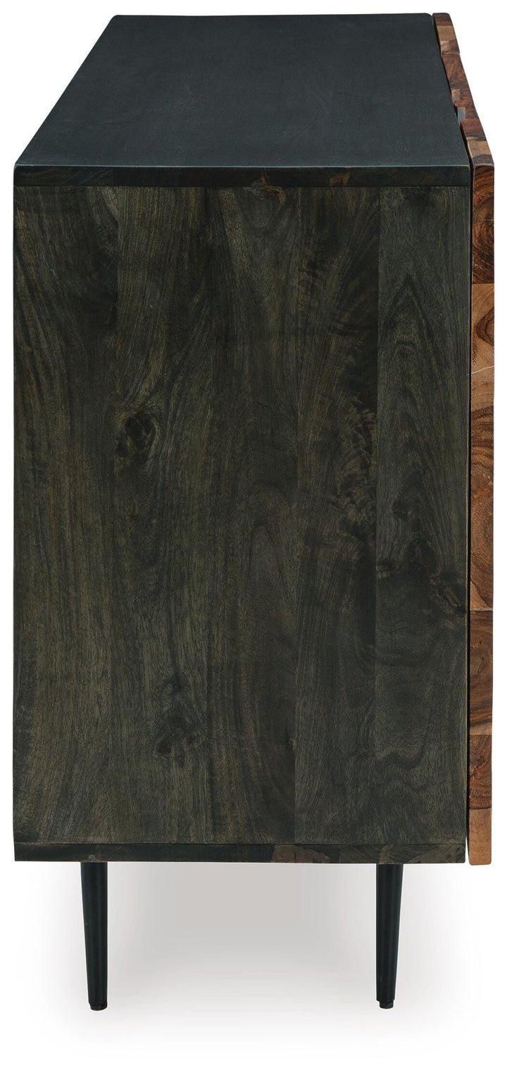 Darrey Accent Cabinet - Dark Brown (5)
