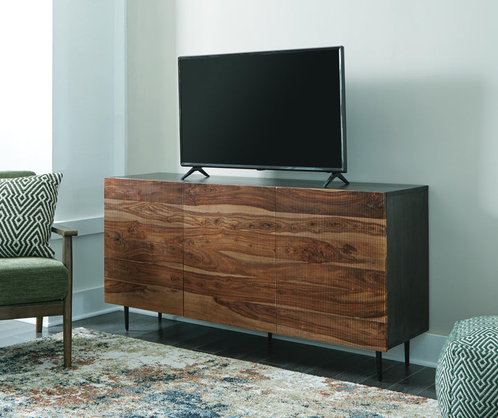 Darrey Accent Cabinet - Dark Brown (6)