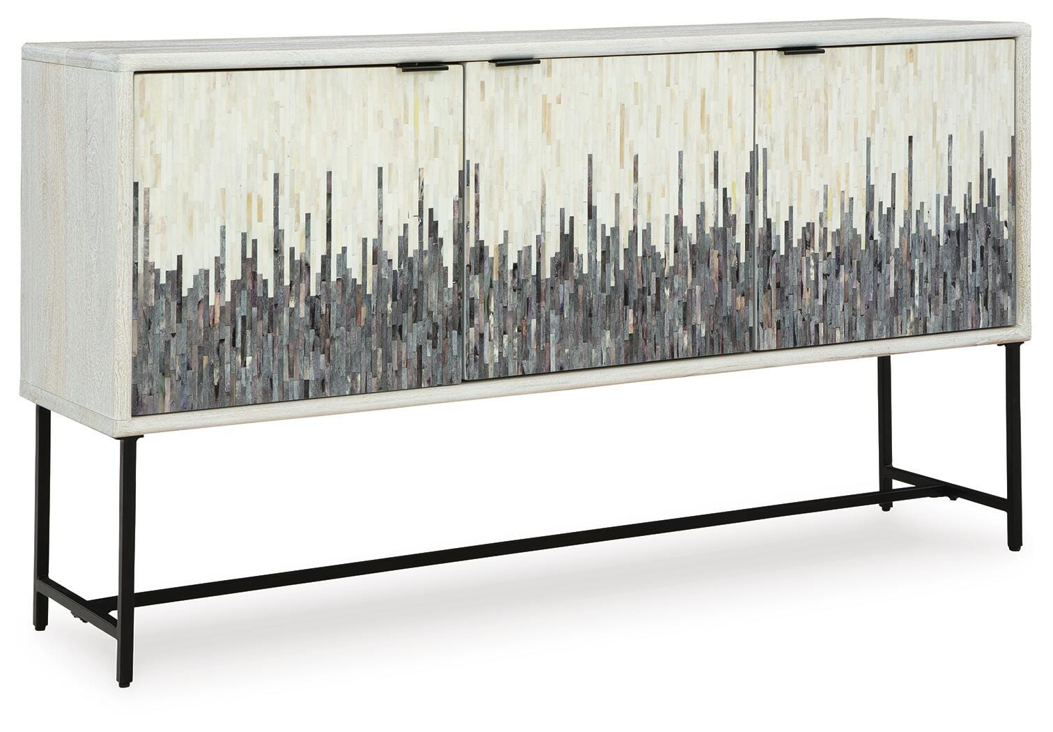 Freyton Accent Cabinet - White (1)