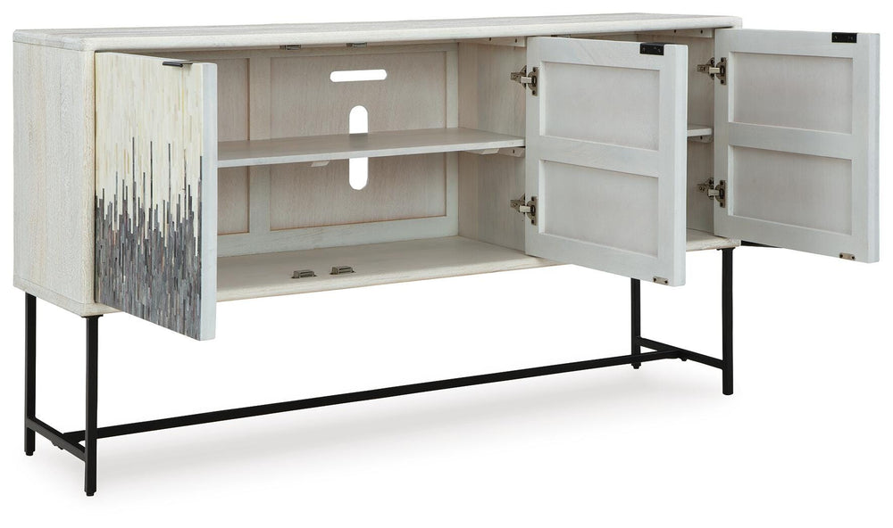 Freyton Accent Cabinet - White (3)
