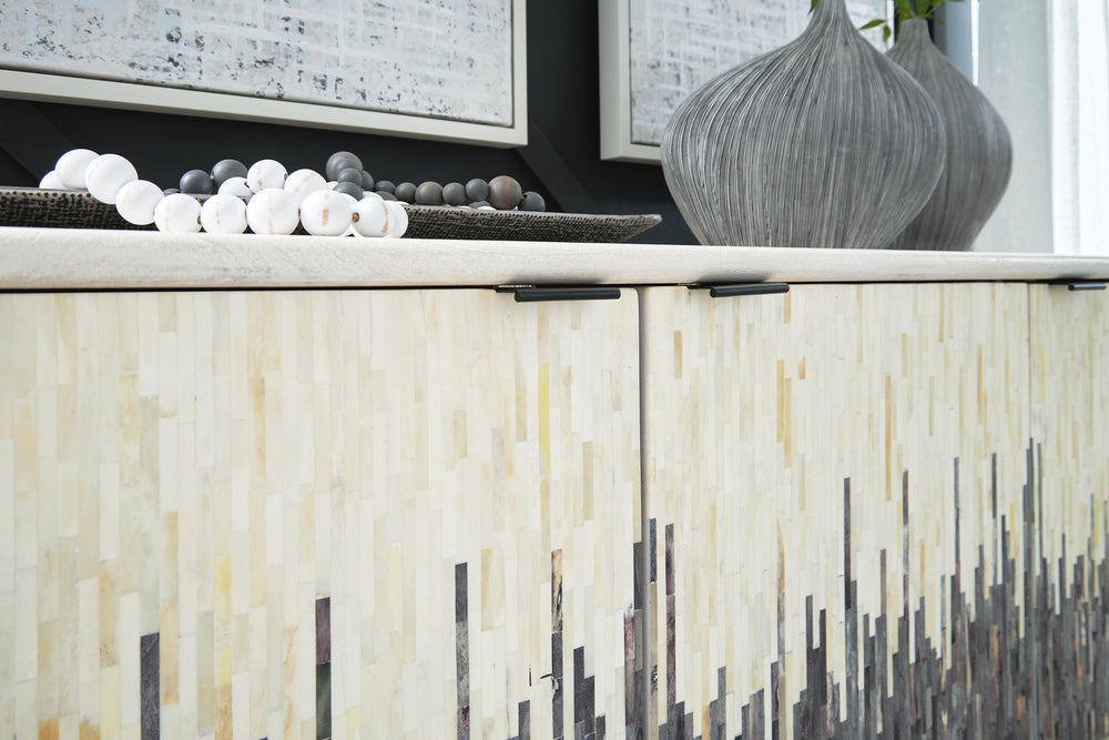 Freyton Accent Cabinet - White (7)