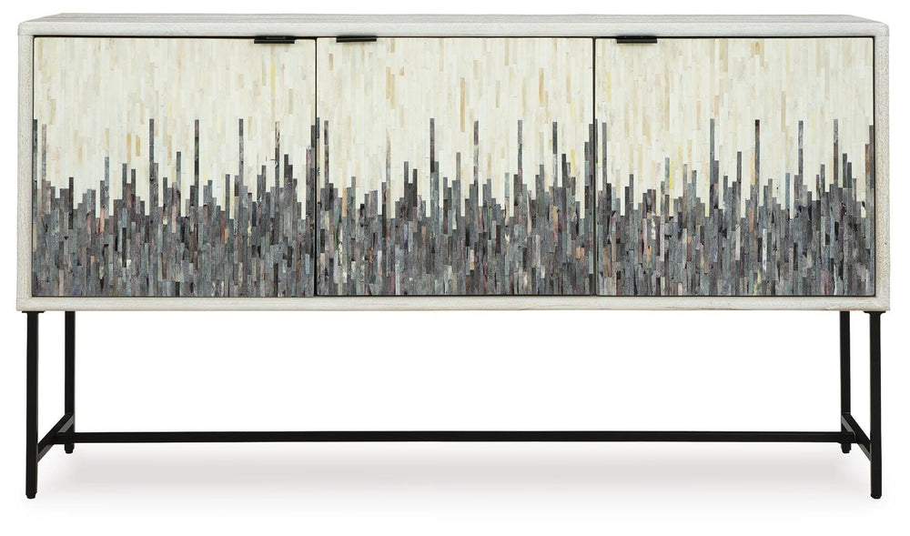 Freyton Accent Cabinet - White (4)