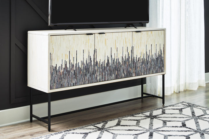 Freyton Accent Cabinet - White (6)