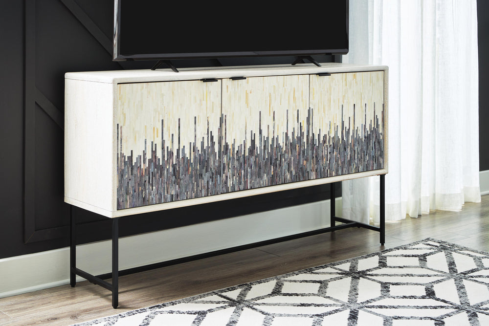 Freyton Accent Cabinet - White (6)