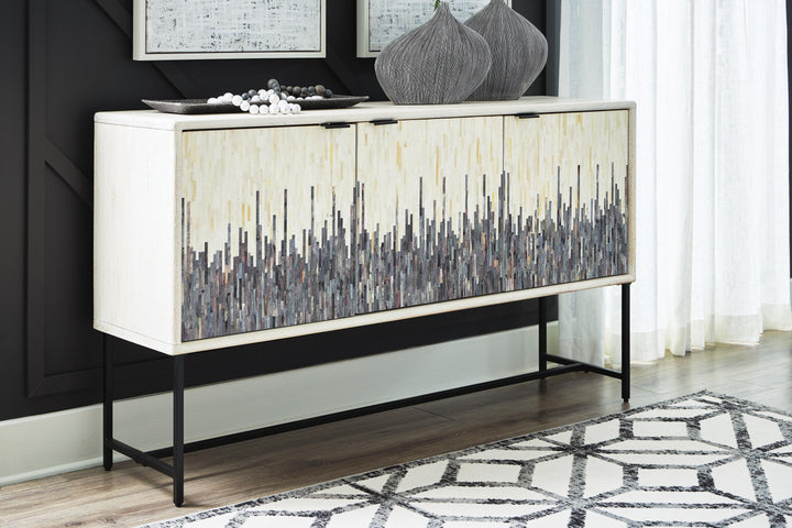 Freyton Accent Cabinet - White (2)