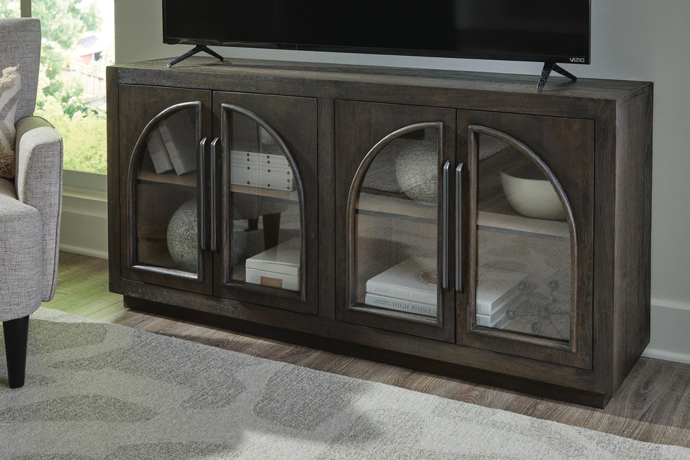 Dreley Accent Cabinet - Dark Brown (6)