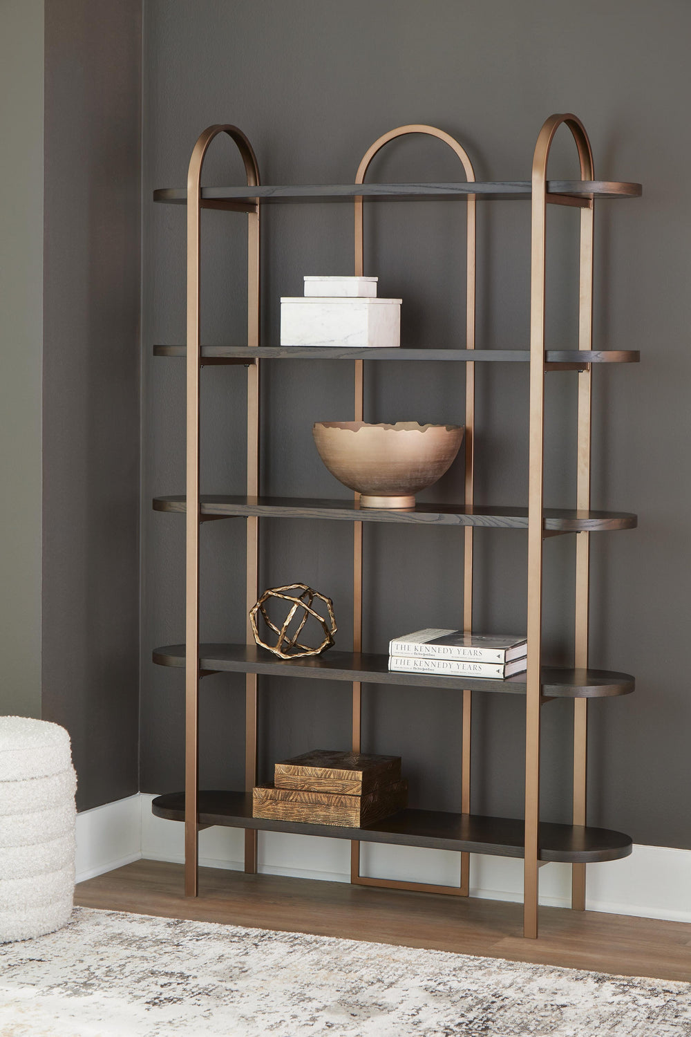 Brentmour Bookcase - Dark Brown (2)
