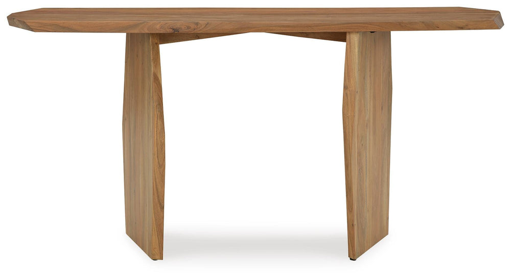 Holward Console Sofa Table - Light Brown (3)