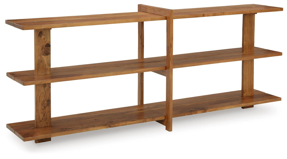 Fayemour Console Sofa Table - Light Brown (1)