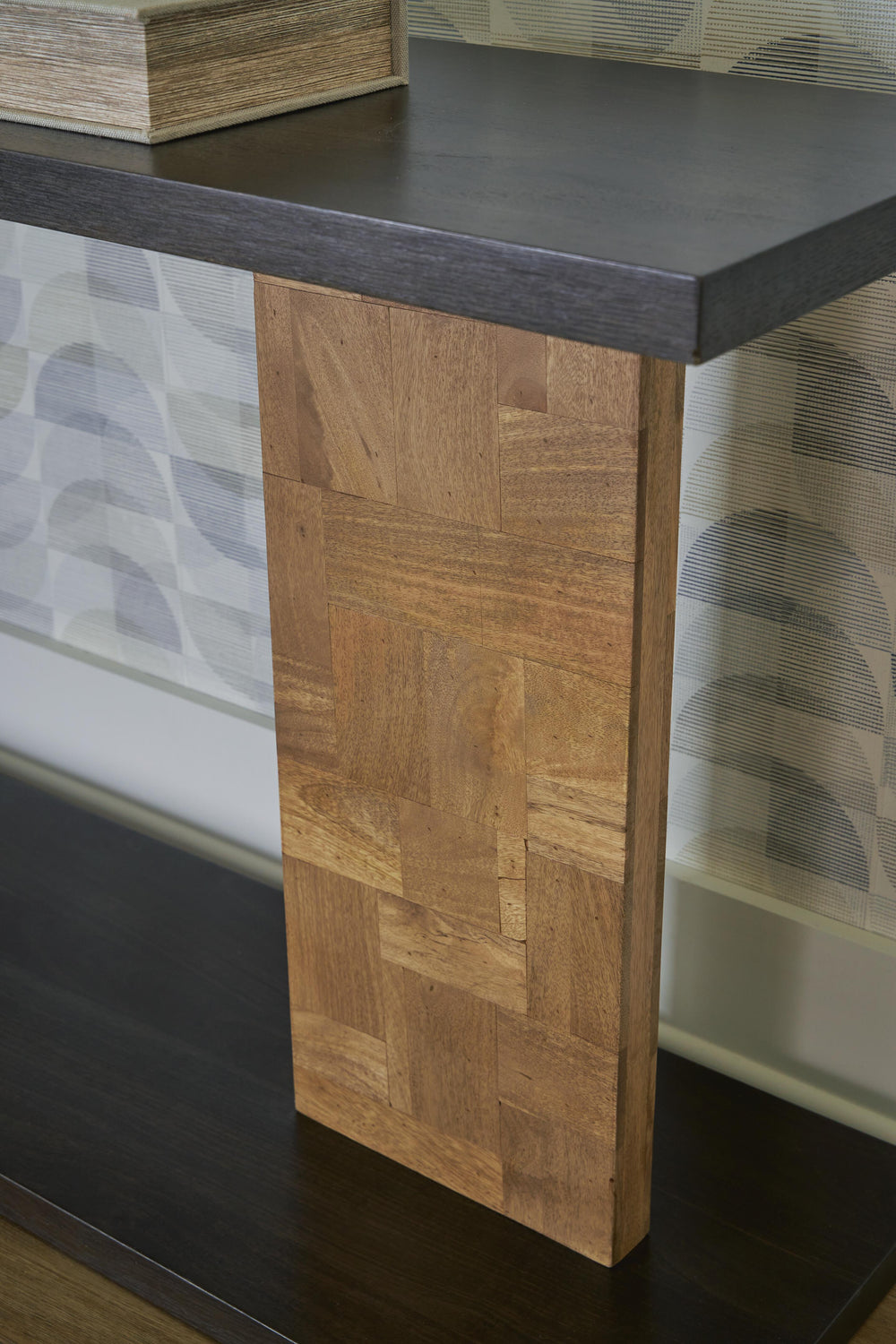 Camlett Console Sofa Table - Dark Brown (6)