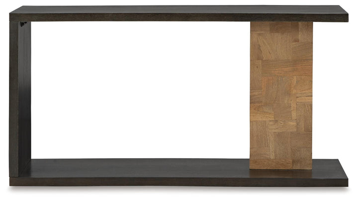 Camlett Console Sofa Table - Dark Brown (3)