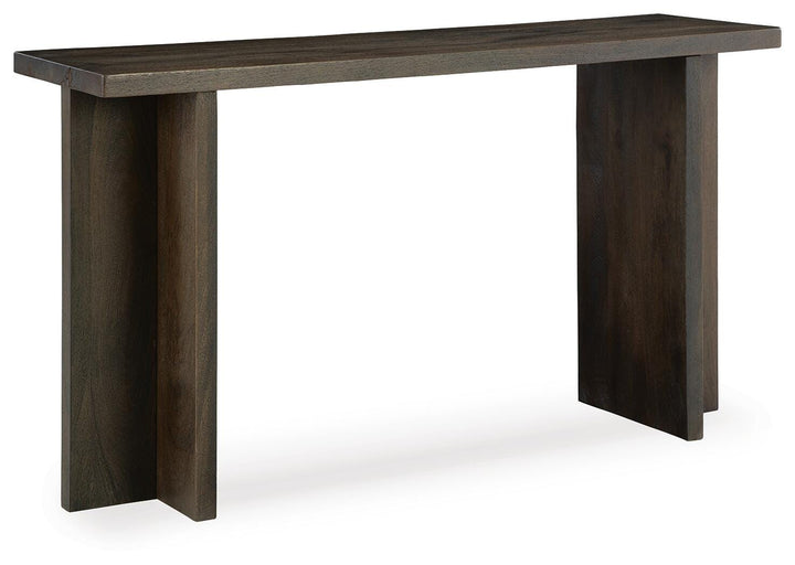 Jalenry Console Sofa Table - Dark Brown (1)