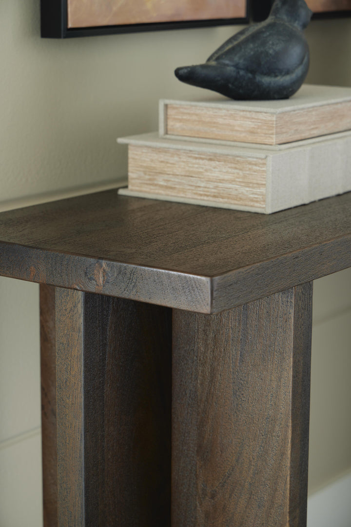 Jalenry Console Sofa Table - Dark Brown (5)
