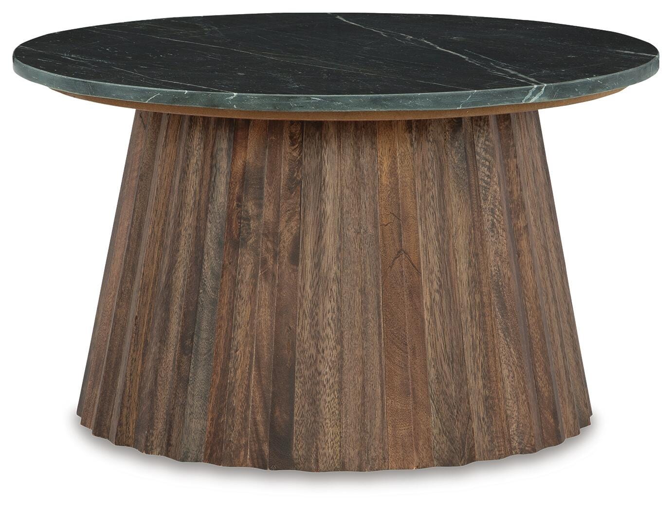 Ceilby Accent Coffee Table - Dark Brown (1)
