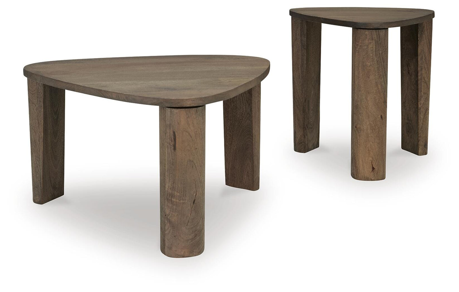 Reidport Accent Coffee Table (Set of 2) - Dark Brown (1)