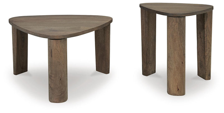 Reidport Accent Coffee Table (Set of 2) - Dark Brown (3)