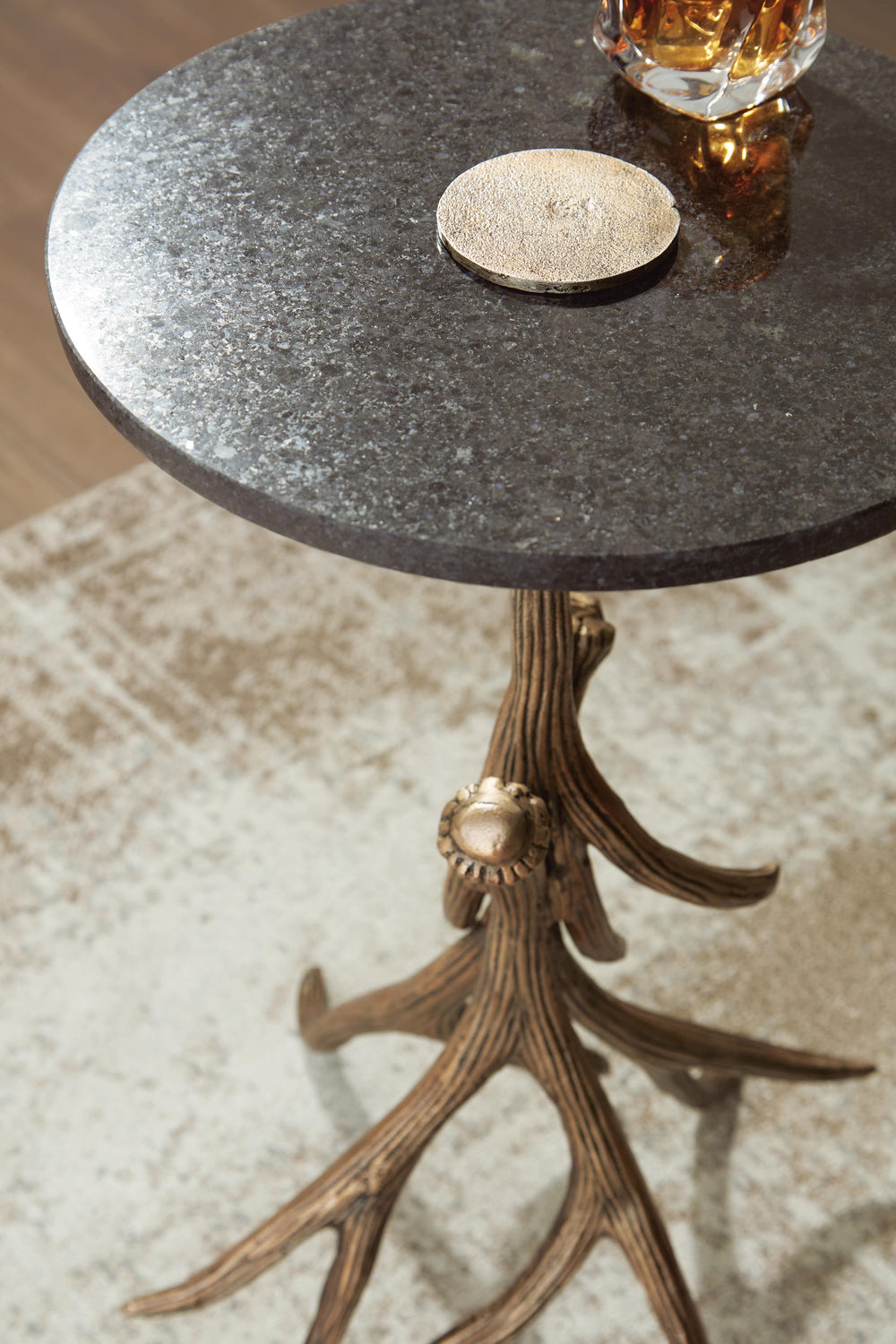 Lemkins Accent Table - Gold (5)
