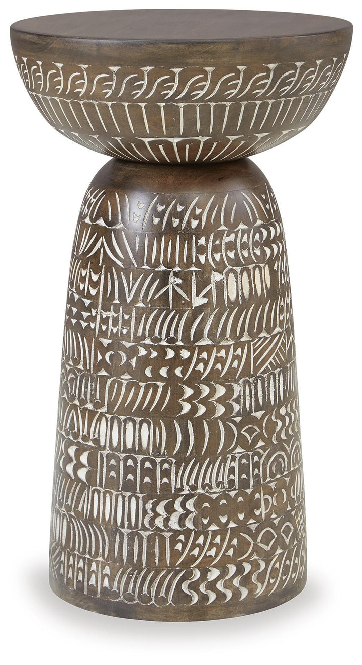 Hadcher Accent Table - Light Brown (1)