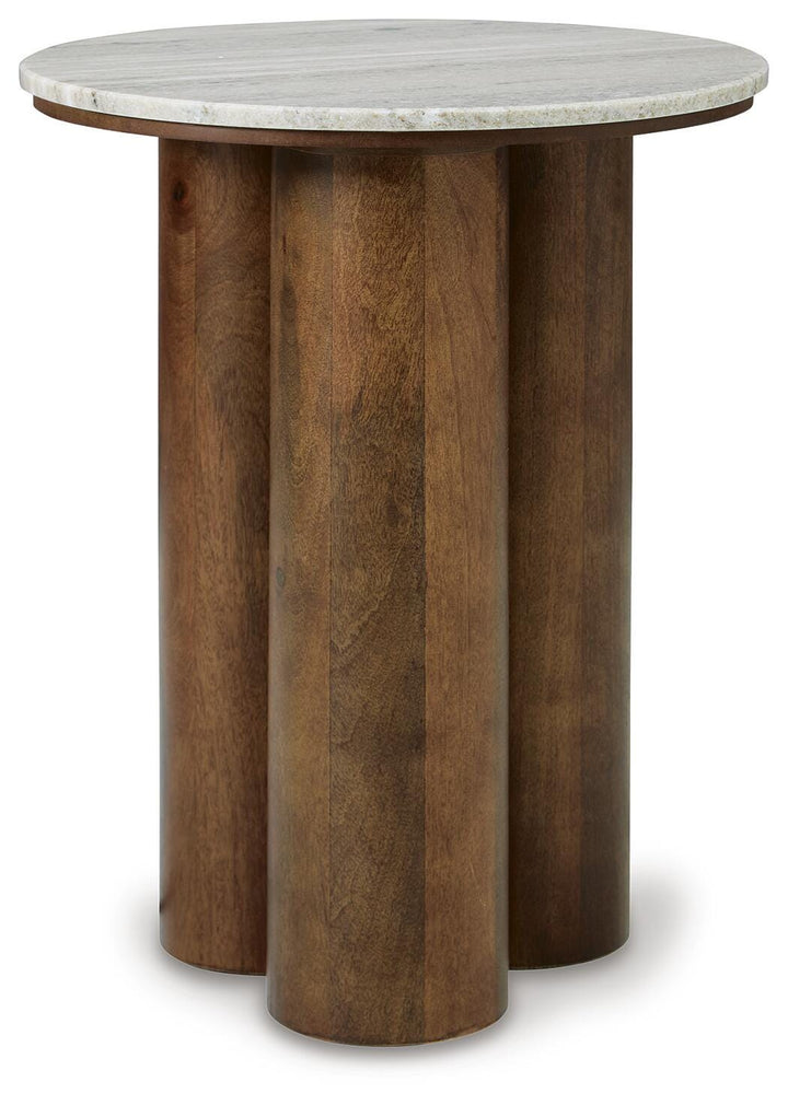 Henfield Accent Table - Dark Brown (3)