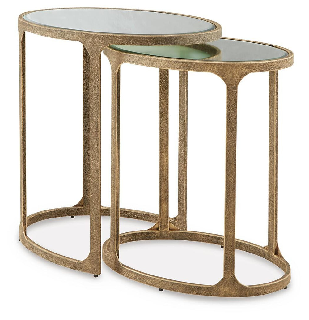 Irmaleigh Accent Table (Set of 2) - Gold (4)