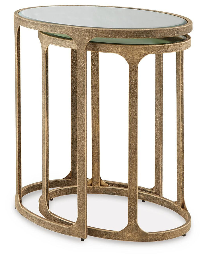 Irmaleigh Accent Table (Set of 2) - Gold (3)