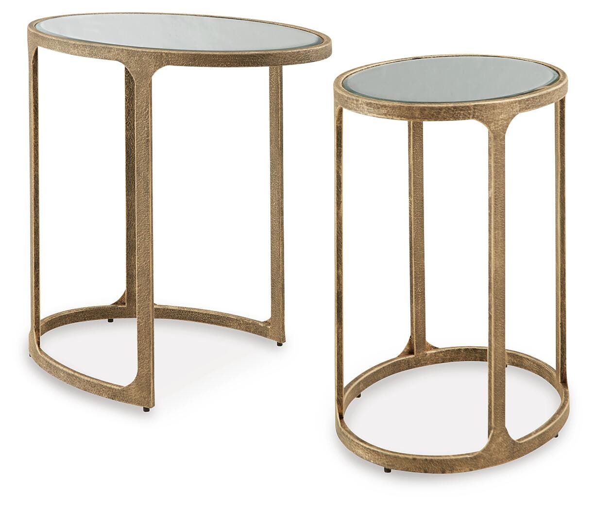 Irmaleigh Accent Table (Set of 2) - Gold (1)