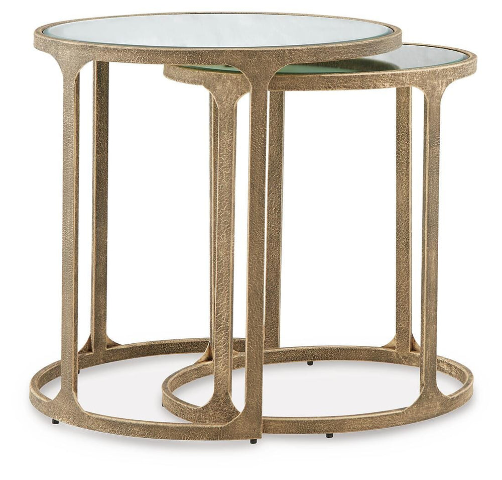 Irmaleigh Accent Table (Set of 2) - Gold (6)