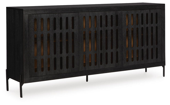 Vallisburg Accent Cabinet - Black (1)