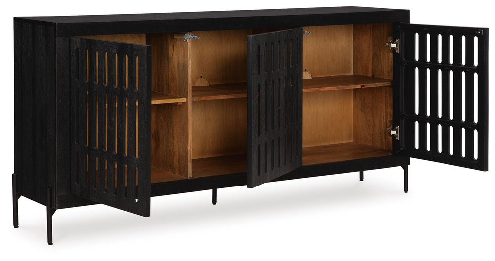 Vallisburg Accent Cabinet - Black (3)
