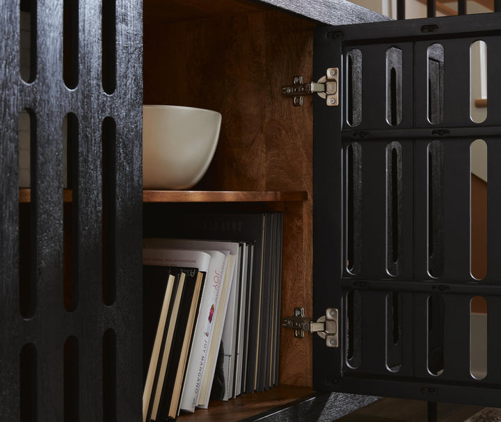 Vallisburg Accent Cabinet - Black (8)
