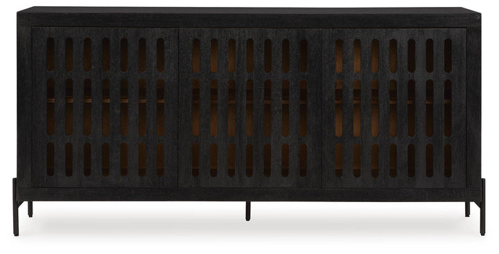 Vallisburg Accent Cabinet - Black (4)