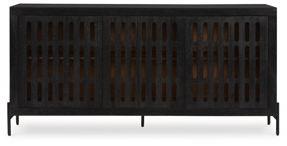 Vallisburg Accent Cabinet - Black (4)