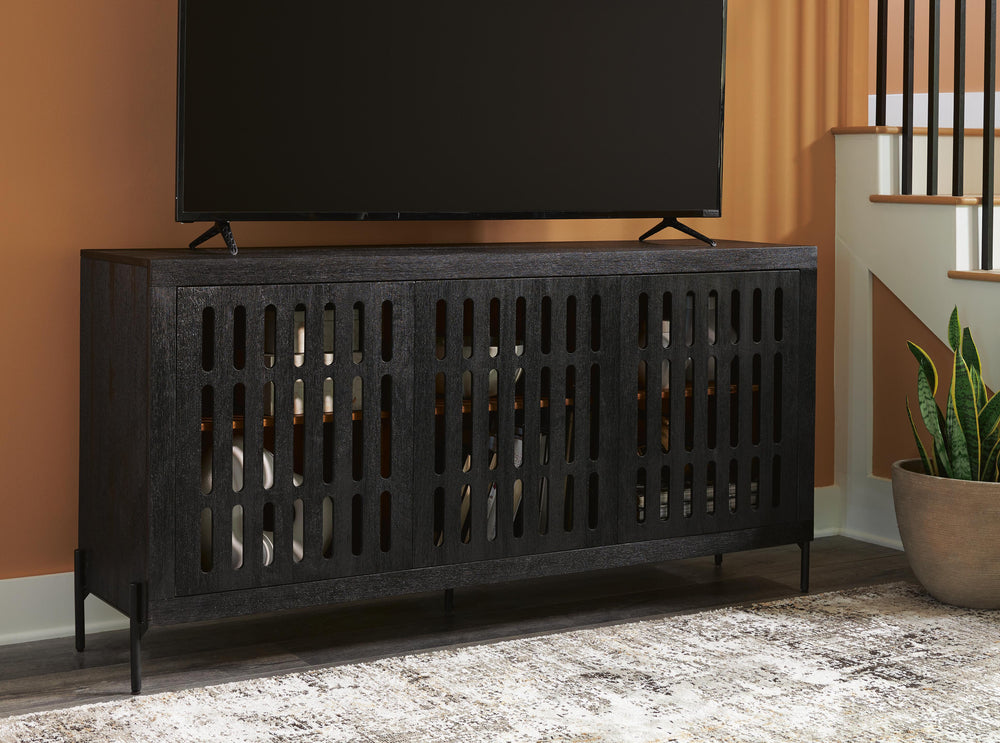 Vallisburg Accent Cabinet - Black (6)