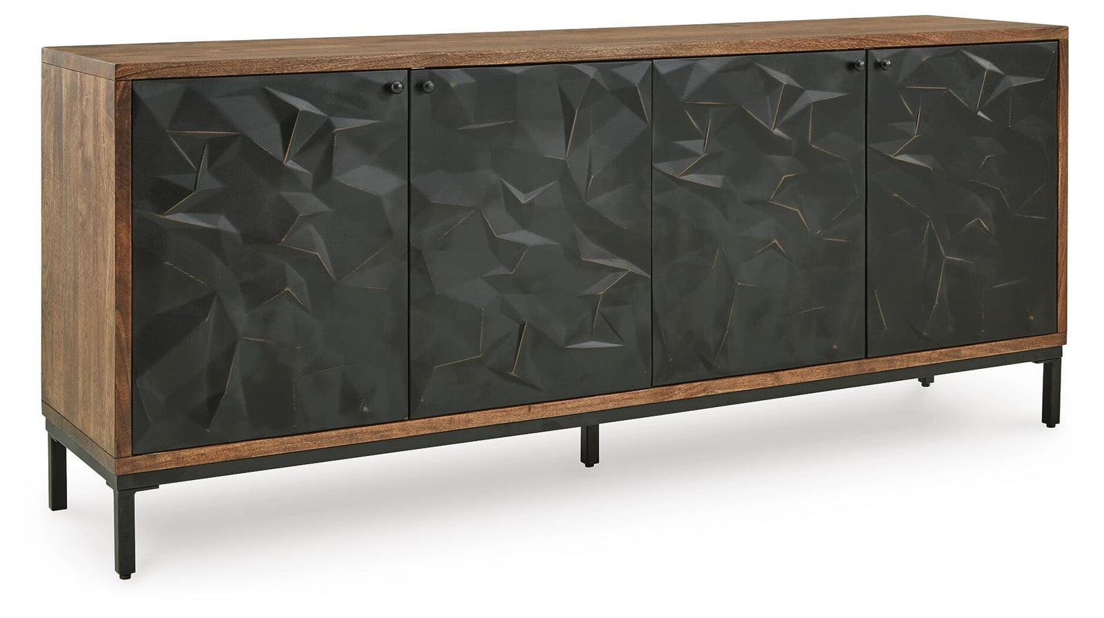 Dorannby Accent Cabinet - Black (1)