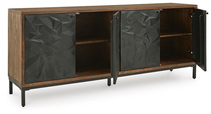 Dorannby Accent Cabinet - Black (3)
