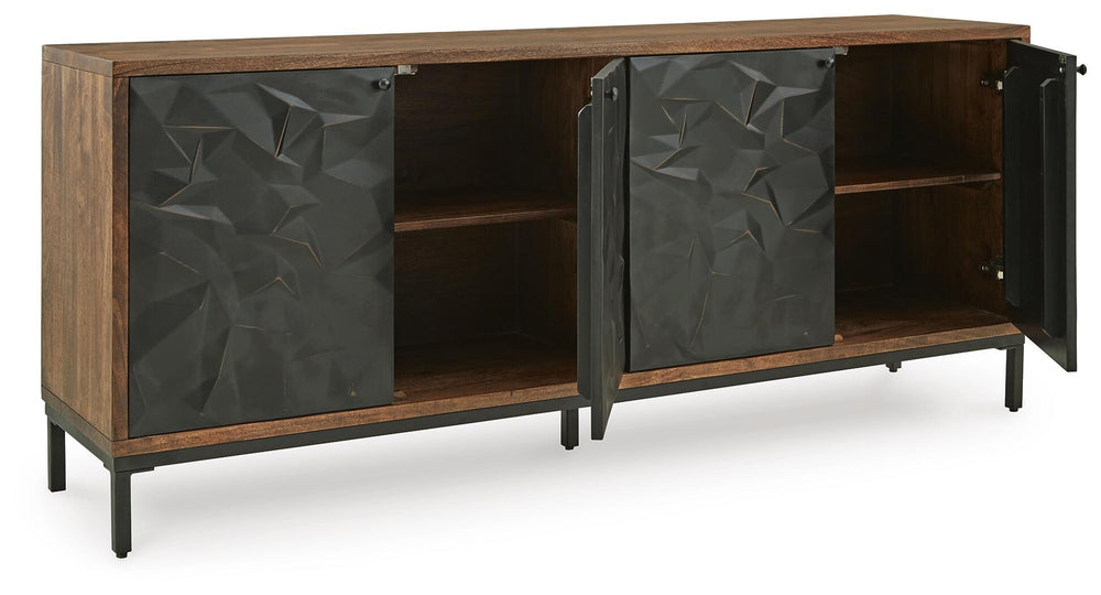 Dorannby Accent Cabinet - Black (3)