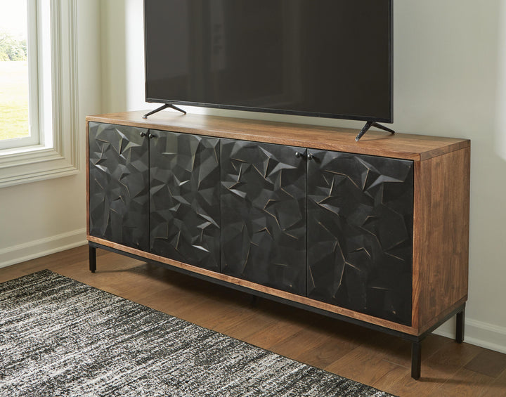 Dorannby Accent Cabinet - Black (6)