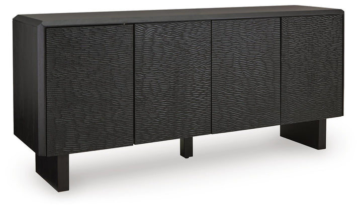 Farrelmore Accent Cabinet - Black (1)