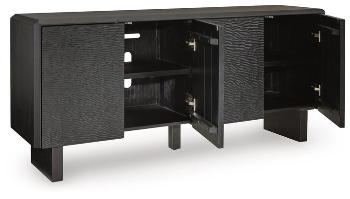 Farrelmore Accent Cabinet - Black (3)