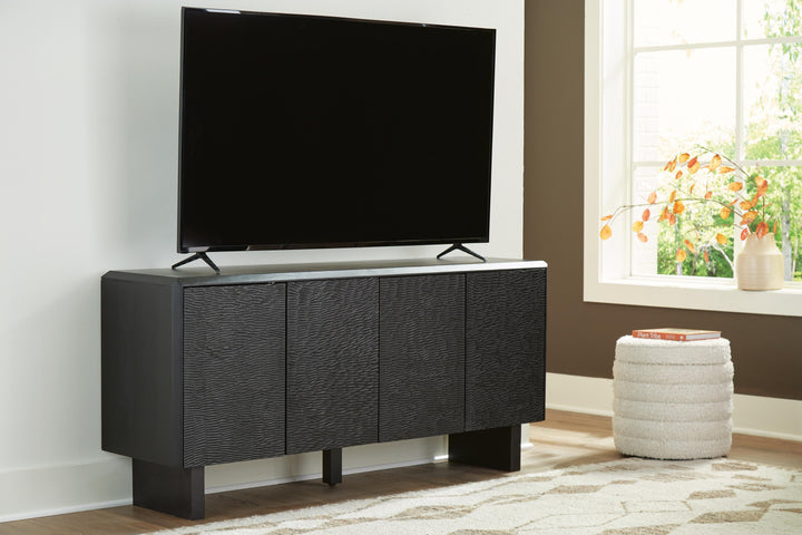 Farrelmore Accent Cabinet - Black (6)