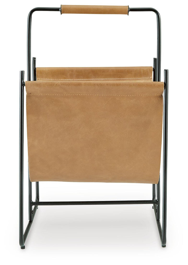 Faronworth Magazine Rack - Light Brown (4)