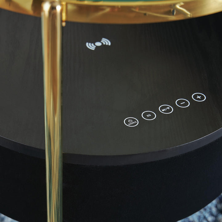 Nedman Accent Table with Speaker - Black (5)