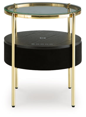 Nedman Accent Table with Speaker