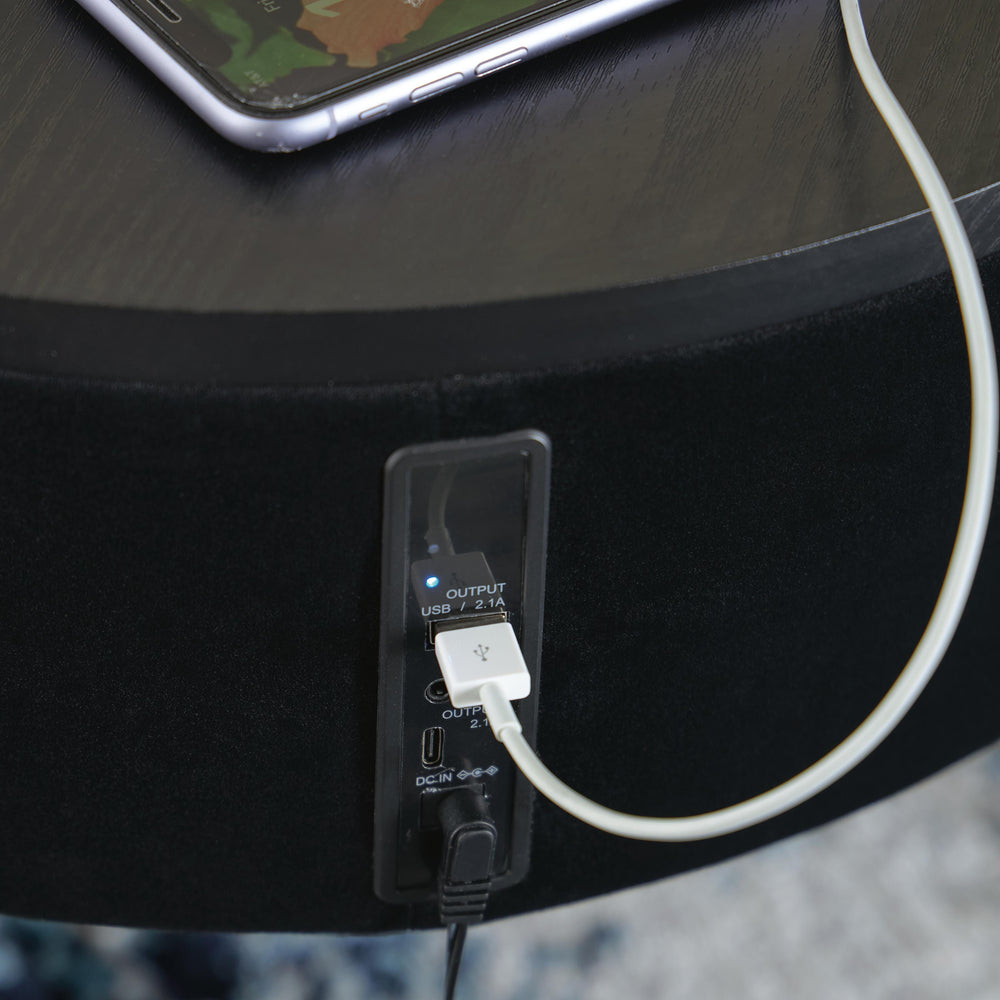 Nedman Accent Table with Speaker - Black (8)