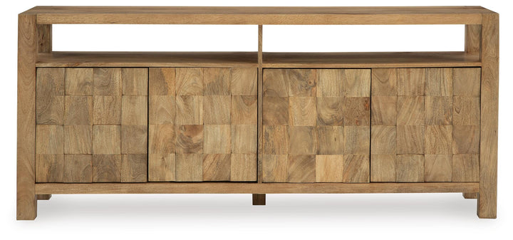 Hudwick Accent Cabinet - Light Brown (4)